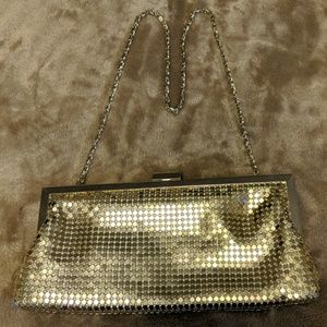 Gold sequen clutch purse